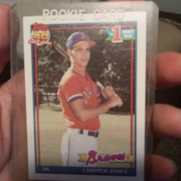 Rookie card ...in great condition chipper jones - Picture 2 of 2